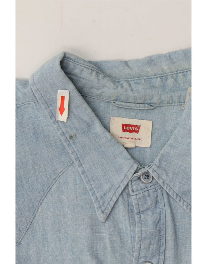 Camisa Levi's para hombre grande azul