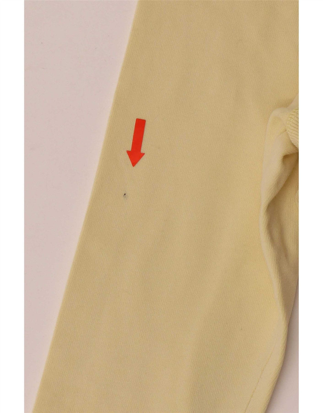 Superdry Mujer Top Manga Larga UK 44 Grande Algodón Amarillo