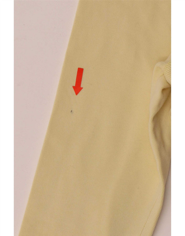Superdry Mujer Top Manga Larga UK 44 Grande Algodón Amarillo
