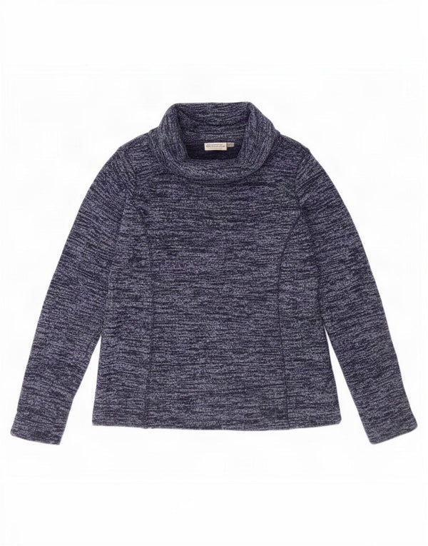 Top para mujer de manga larga Mountain Warehouse UK 42 Azul medio moteado