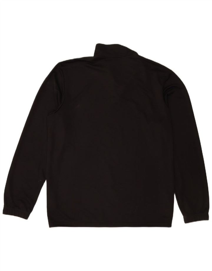 Adidas Mens Climalite Zip Neck Jersey Chándal Top XL Poliéster Negro