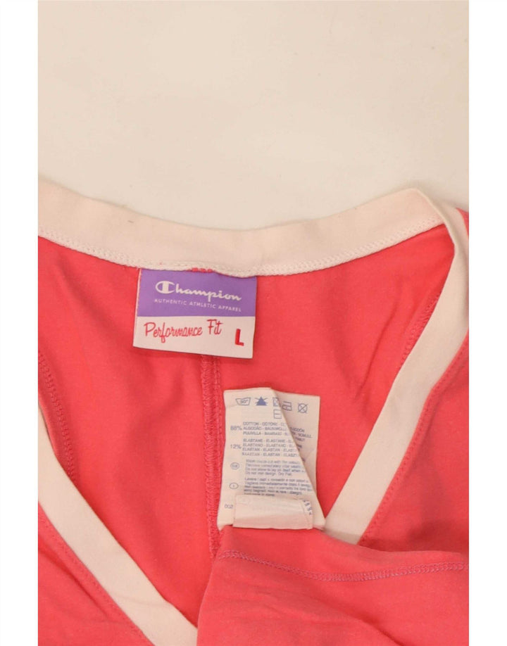Champion Camiseta sin mangas con gráfico de rendimiento para mujer, UK 40, talla grande, color rosa