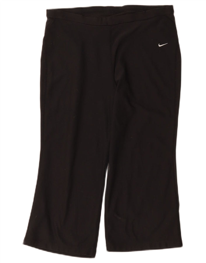 Nike - Pantalones capri para mujer, talla 40, talla M, color negro
