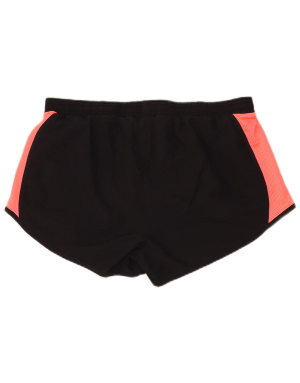 Under Armour Pantalones cortos deportivos Heat Gear para mujer, talla grande, color negro