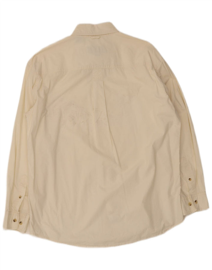 Camisa Timberland Hombre Algodón Beige Medio