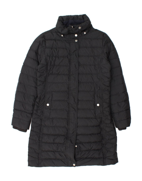 TOMMY HILFIGER Womens Padded Coat UK 14 Medium Navy Blue Polyester