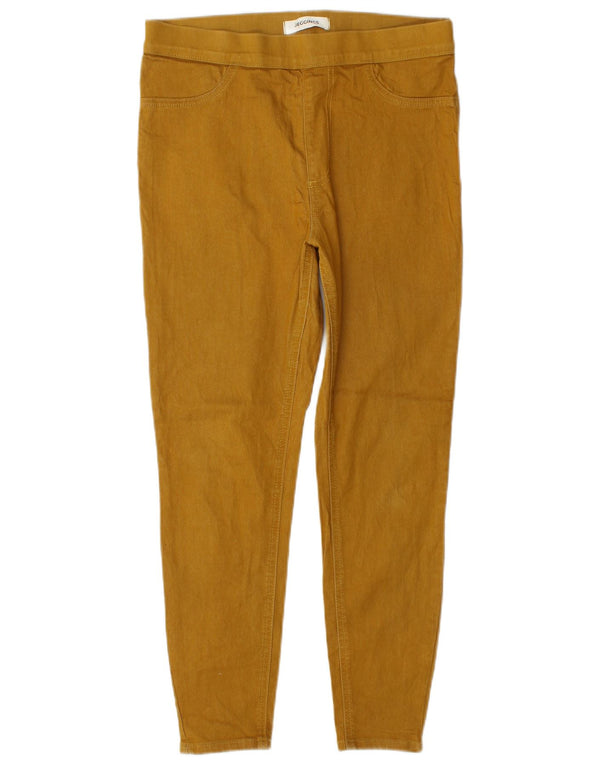 Marks & Spencer Jeans Jegging para Mujer UK 12 Medium W30 L27 Algodón Amarillo