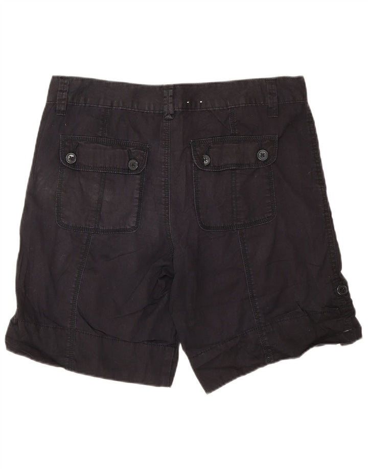 CALVIN KLEIN Shorts cargo para mujer US 6 Medium W30 Algodón negro