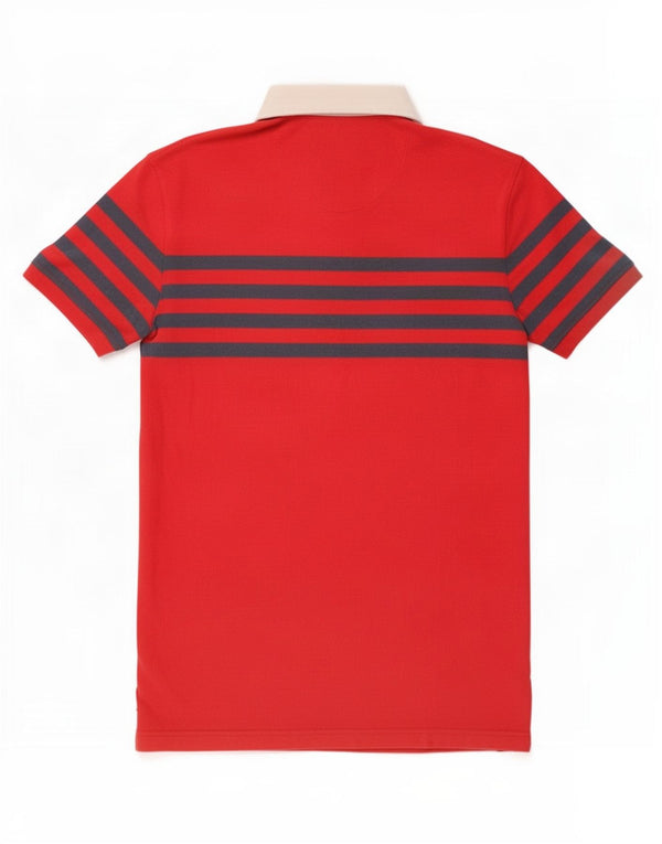 Jack Wills Polo De Rugby Para Hombre Pequeño Algodón De Rayas Rojas