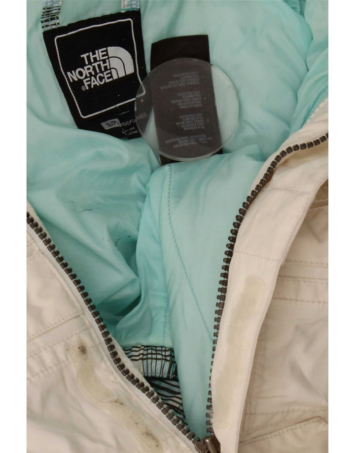 The North Face Chaqueta de esquí con capucha para mujer UK 10 Small White Poliéster