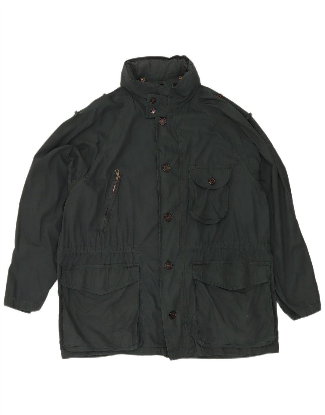 Brooksfield Chaqueta utilitaria con capucha para hombre IT 50 Verde grande
