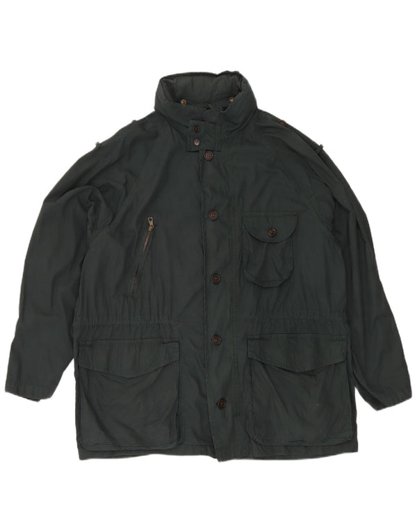 Brooksfield Chaqueta utilitaria con capucha para hombre IT 50 Verde grande