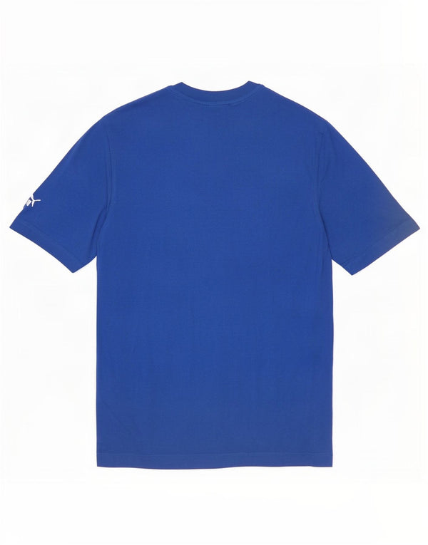 Puma Mens T-Shirt Top XS Blue Cotton