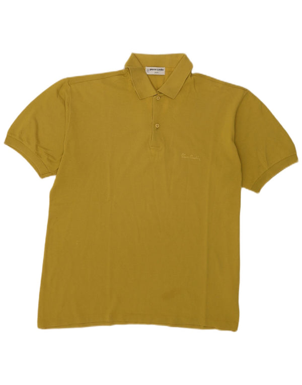 Pierre Cardin Polo Hombre IT 52 Grande Algodón Amarillo