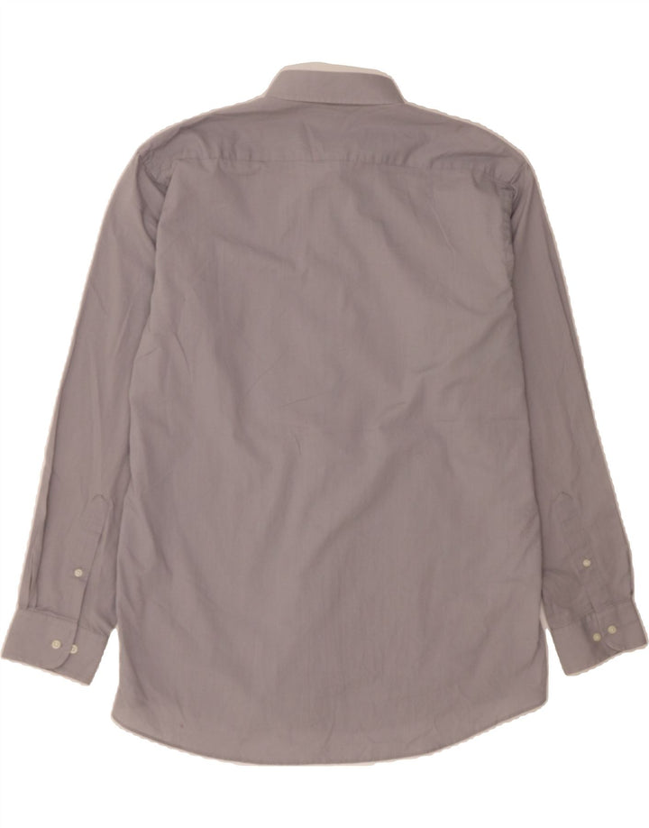 PIERRE CARDIN Mens Shirt Size 16 Large Grey Cotton Vintage Pierre Cardin and Second-Hand Pierre Cardin from Messina Hembry 