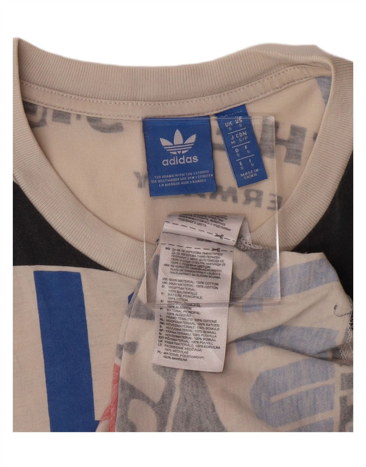 ADIDAS Mens Graphic T-Shirt Top Small Multicoloured Cotton Vintage Adidas and Second-Hand Adidas from Messina Hembry 
