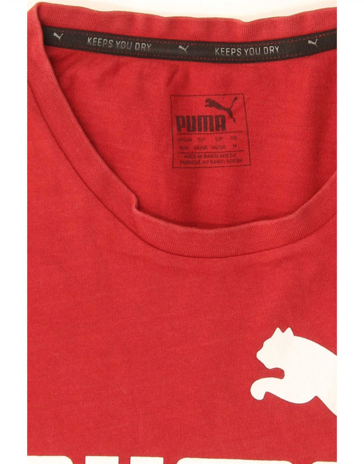 Puma Camiseta Gráfica para Hombre Top Medium Rojo