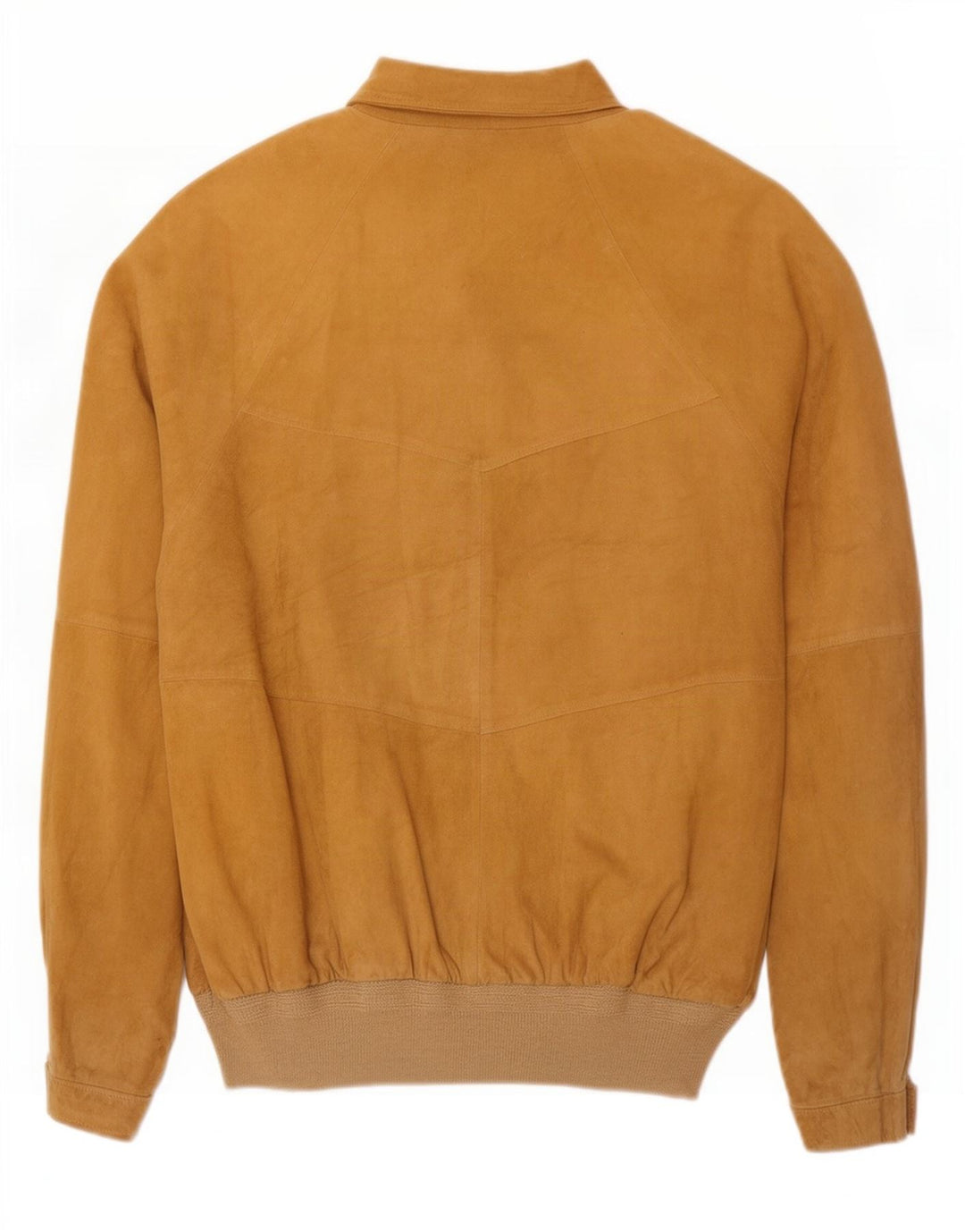 Chaqueta de ante vintage para hombre Reino Unido 42 XL Beige