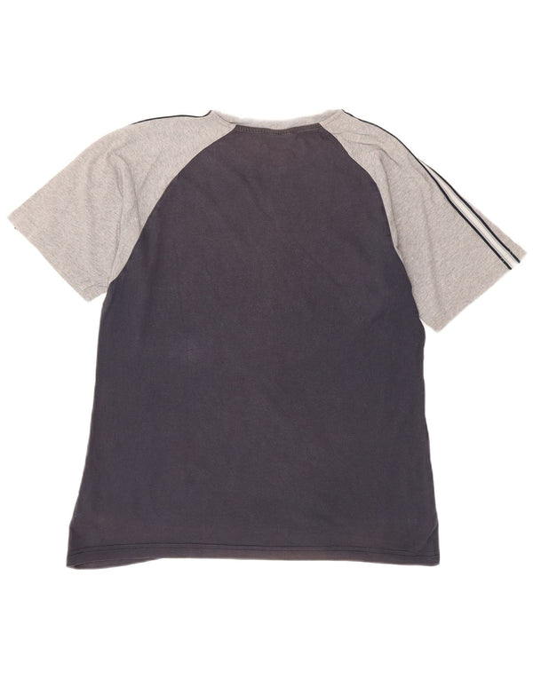 CHAMPION Camiseta gráfica para mujer Top UK 40 Large Azul marino Colorblock