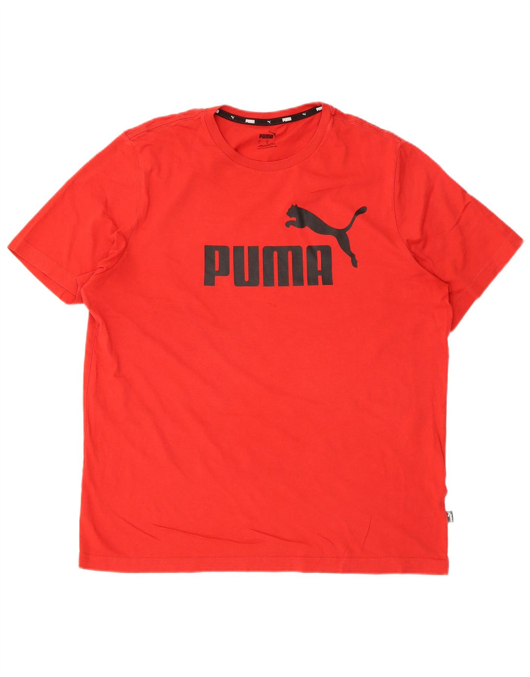 Puma - Camiseta gráfica para hombre, talla grande, color rojo