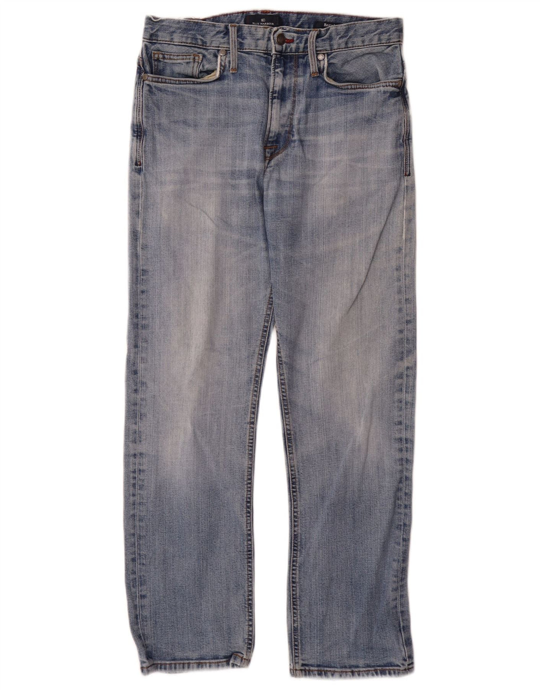 Marks & Spencer Vaqueros rectos regulares Blue Harbor para hombre W30 L29 Algodón