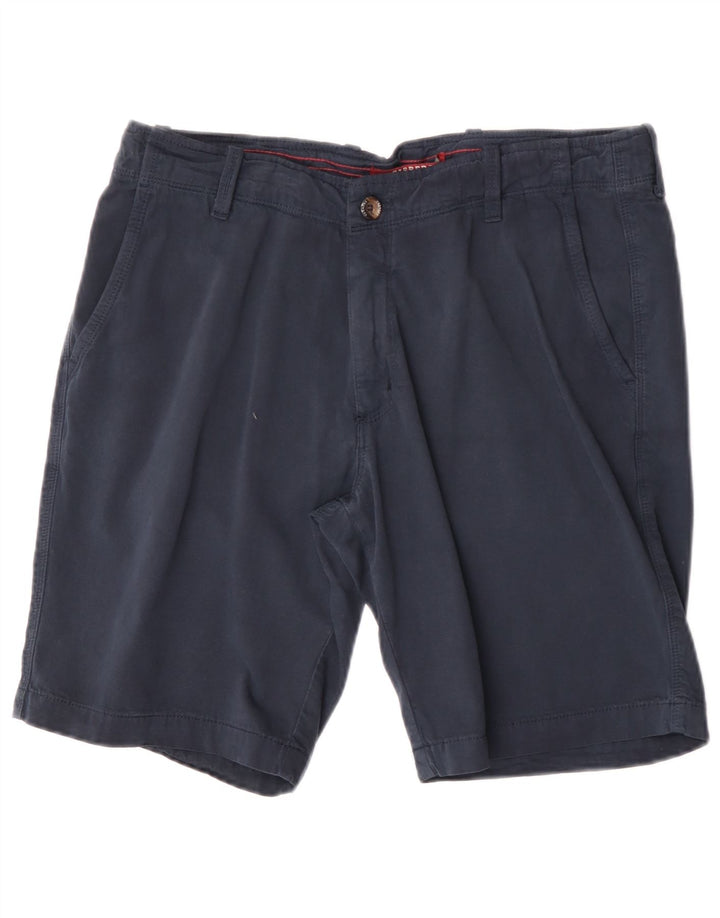 Carrera Mens Chino Shorts W34 Grande Azul Marino