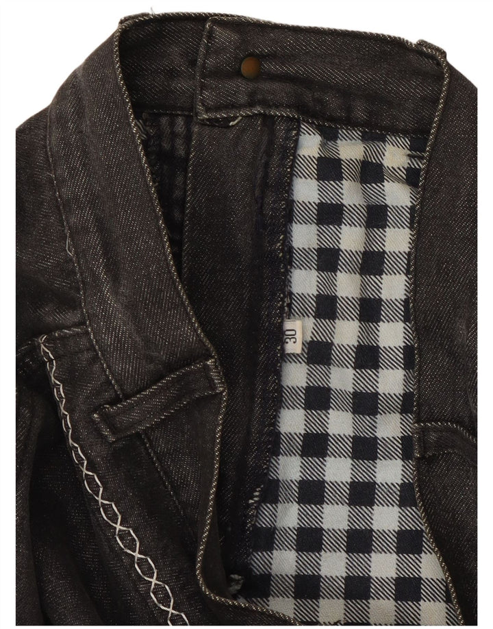 Falda Vaquera VINTAGE Mujer W30 Gris Medio