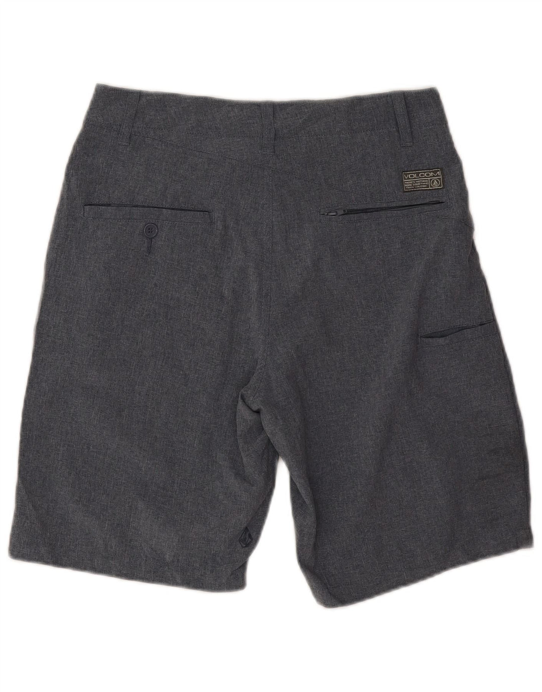 Shorts cargo Volcom Hombre W28 Poliéster gris medio