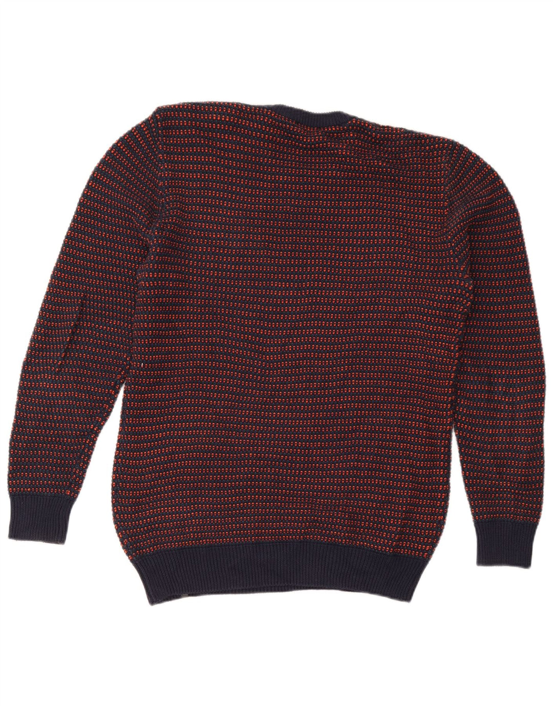 Diesel Hombre Jersey Con Cuello Redondo Jersey De Algodón A Rayas Azul Marino Medio