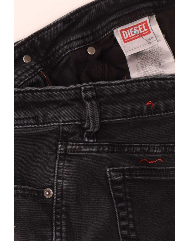 Vaqueros Slim Mujer Diesel W30 L29 Algodón Negro