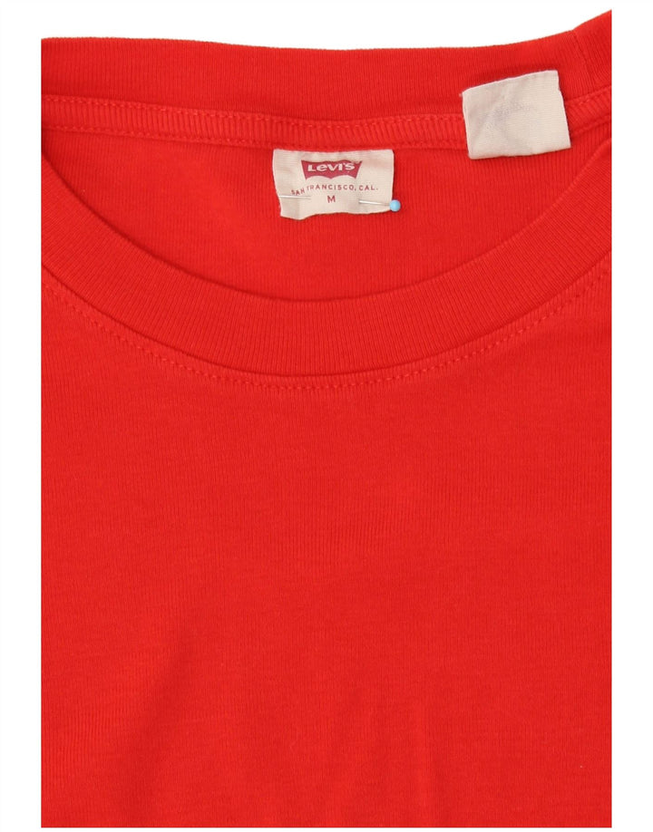 Levi's Top de manga larga para mujer UK 12 Medium Red