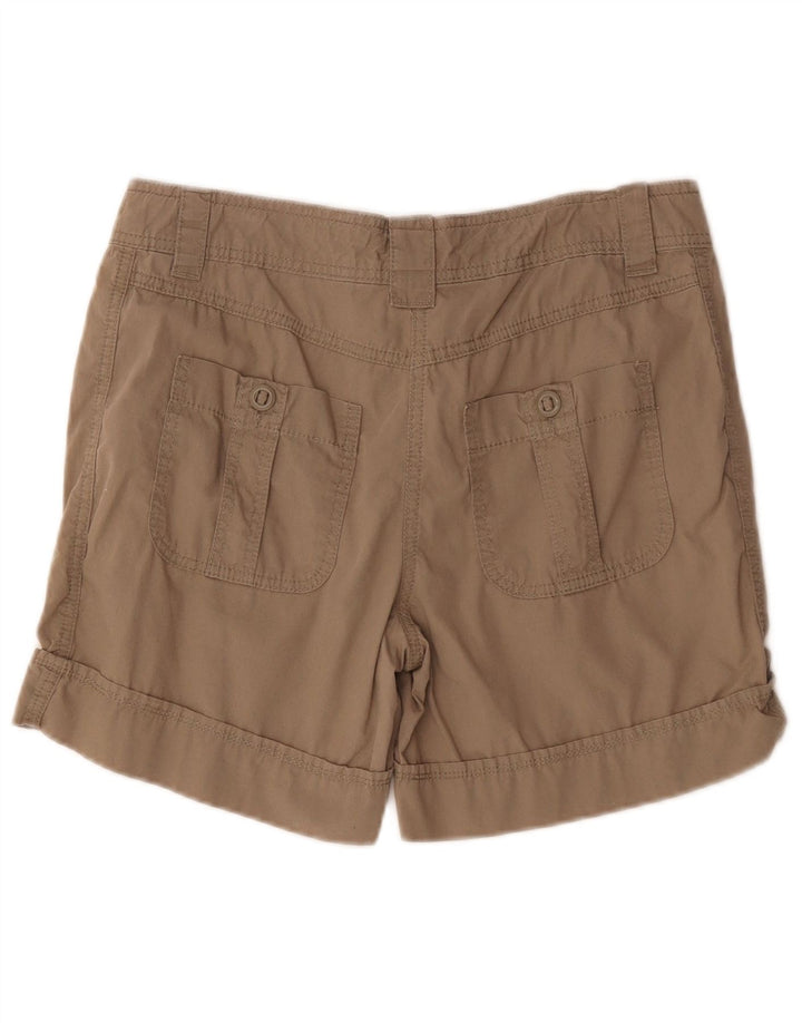 Marks & Spencer Pantalones cortos cargo para mujer UK 12 Medium W32 Algodón caqui