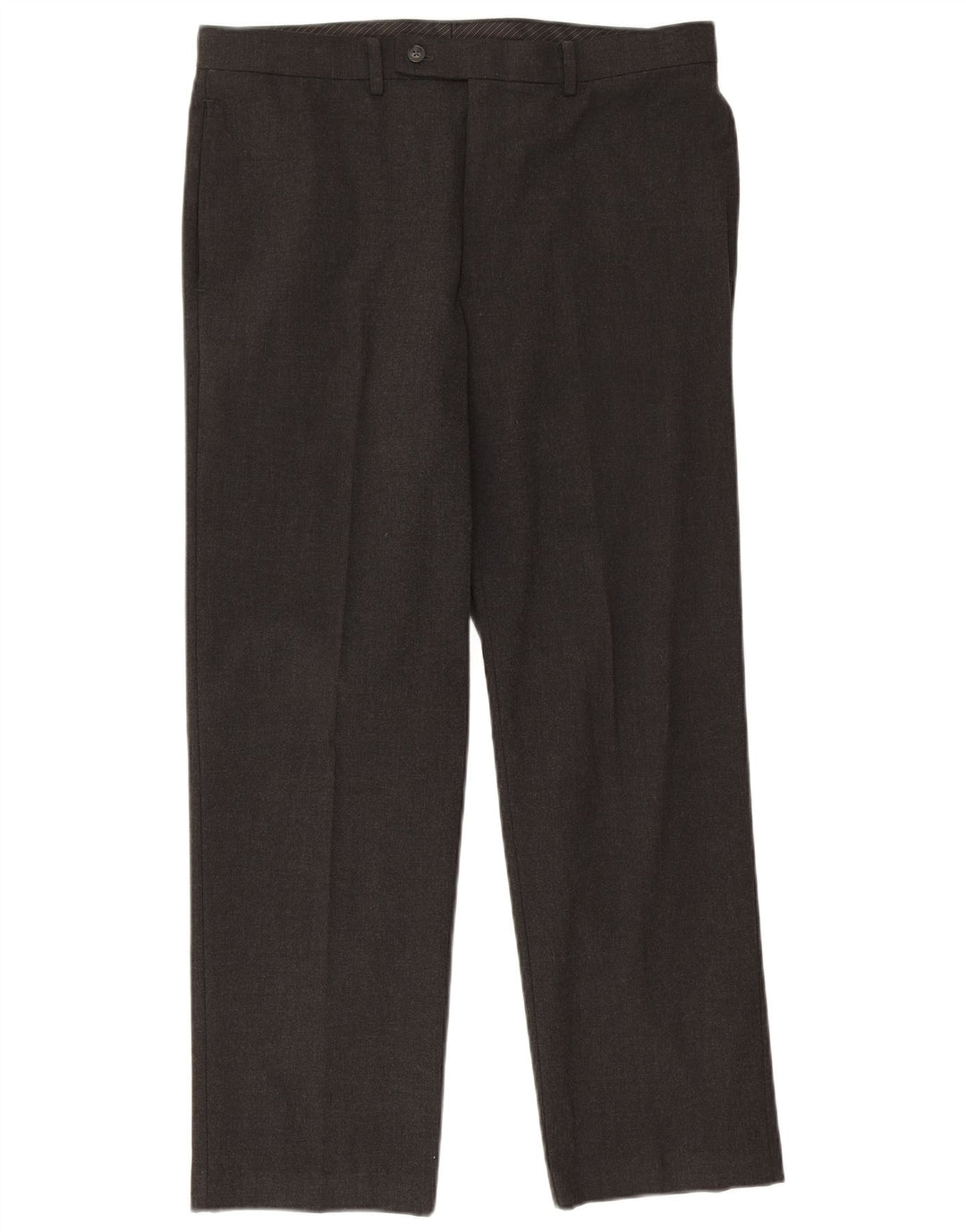 Pantalón de traje recto Calvin Klein para hombre W34 L29 Poliéster gris