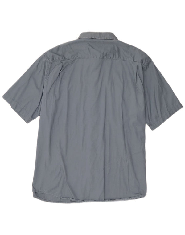 Wrangler Camisa Manga Corta Hombre XL Azul Algodón