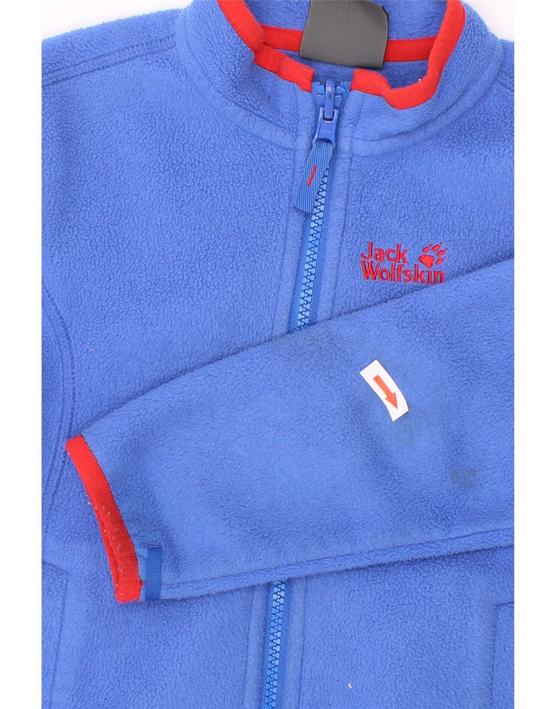 Jack Wolfskin Chaqueta polar para niño 5-6 años Azul Poliéster