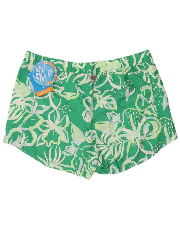 Bañador Columbia Hombre Grande Verde Floral Poliéster