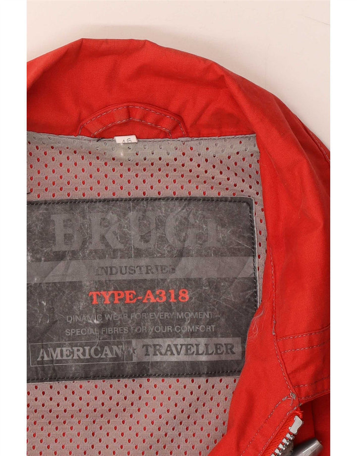 Brugi Chaqueta impermeable extragrande para mujer IT 46 Large Red