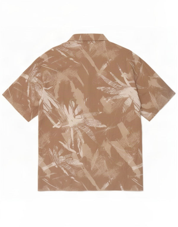 Camisa Jack & Jones Hombre Con Estampado Abstracto De Viscosa Beige Medio