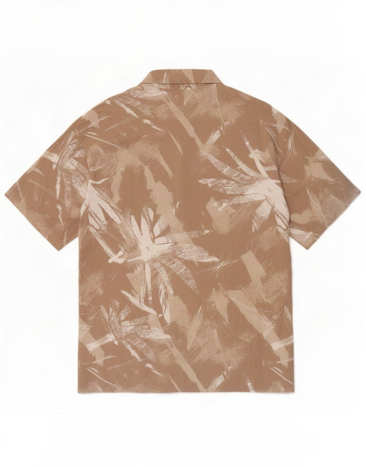 Camisa Jack & Jones Hombre Con Estampado Abstracto De Viscosa Beige Medio