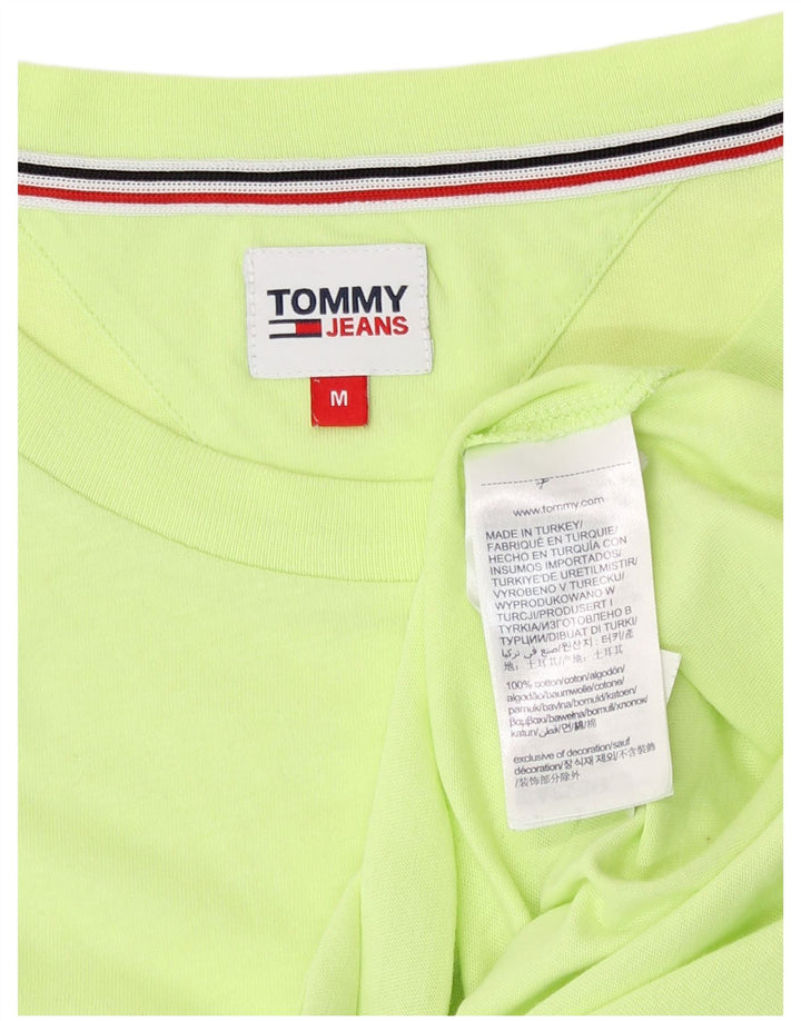 Tommy Hilfiger Camiseta para mujer Top UK 12 Algodón verde medio