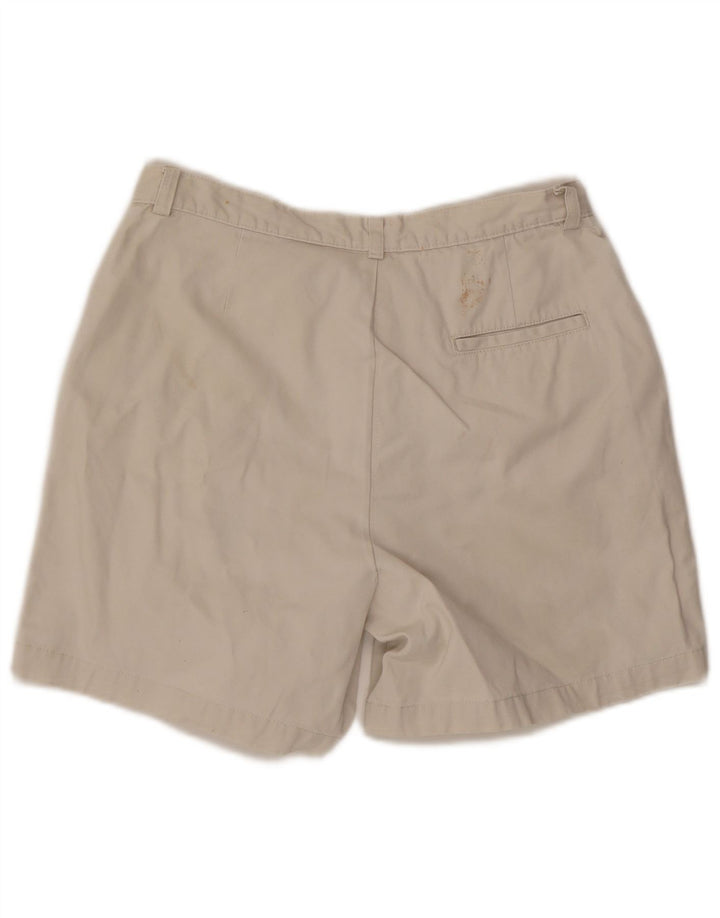 Eddie Bauer Pantalones cortos chinos para mujer US 10 Large W30 Blanco