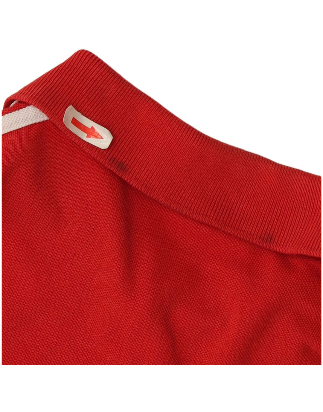 Adidas Polo Hombre Grande Rojo Algodón