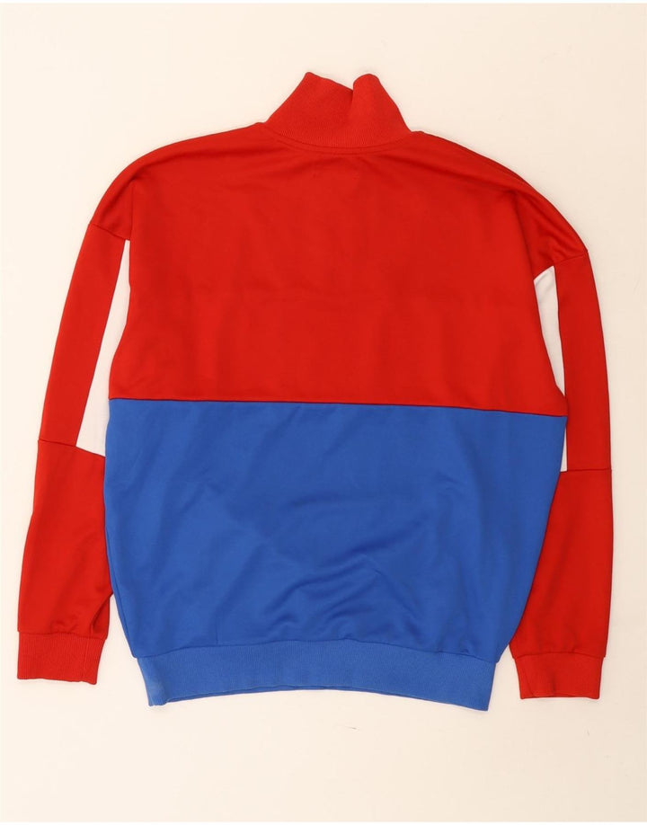 ZARA Hombre Sudadera con cremallera y cuello tipo jersey Medium Multicolor Colourblock