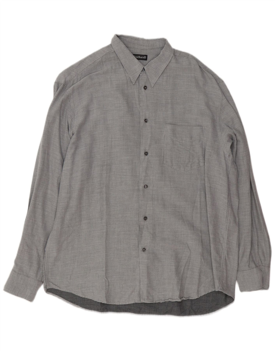 Camisa Cacharel Hombre Talla 43 17 XL Gris Algodón