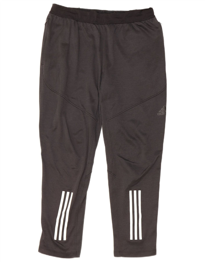 Adidas Hombre Climawarm Pantalones De Chándal Grande Negro Poliéster