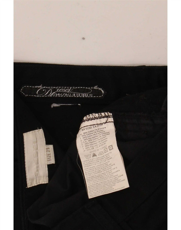 Vaqueros Slim Mujer Diesel W29 L32 Algodón Negro