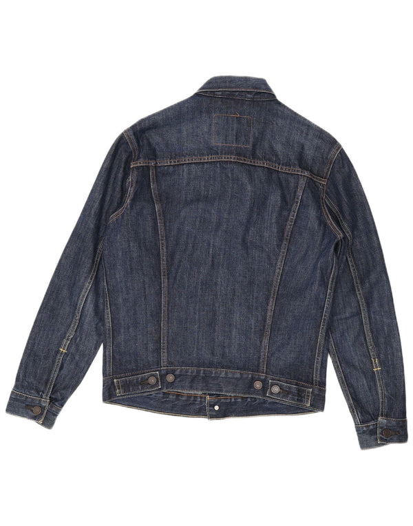 Levi's Chaqueta vaquera para hombre UK 36 Small Azul marino Algodón