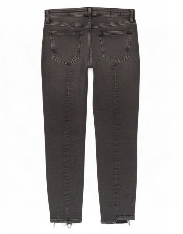 Zara Jeans Slim Desgastados para Mujer EU 38 Small W28 L27 Gris