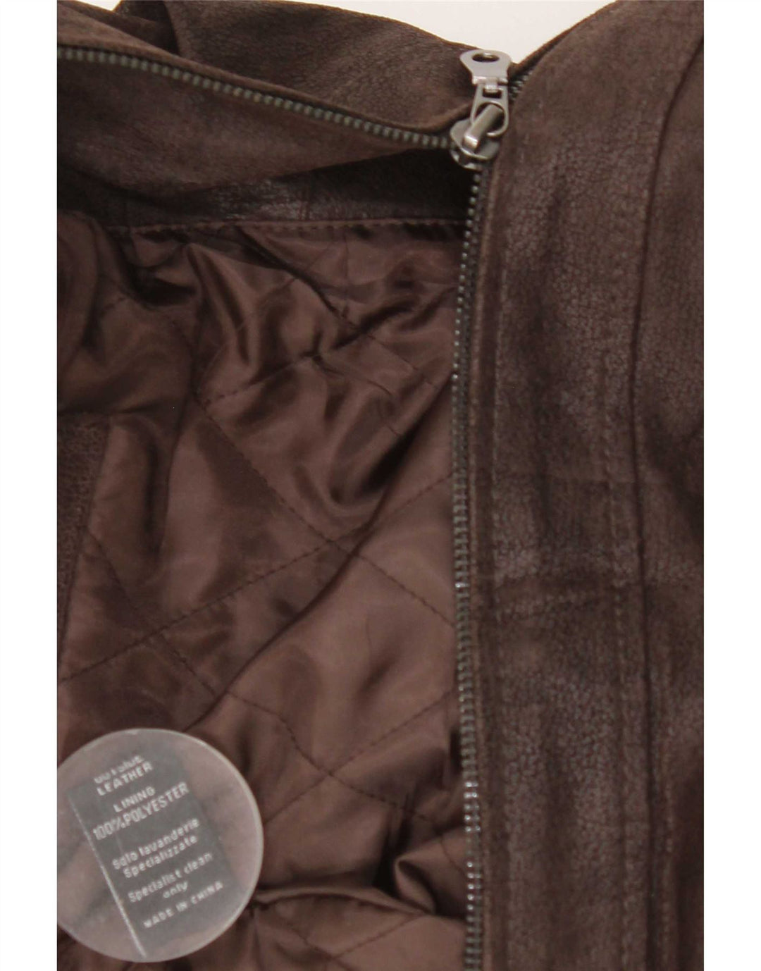 Bata and More Chaqueta de cuero militar para hombre IT 54 2XL Marrón