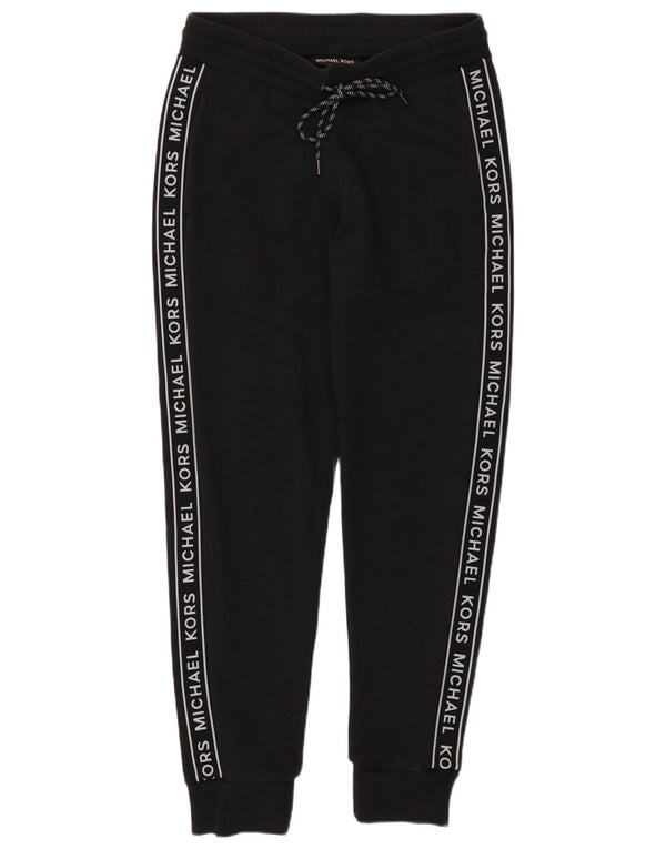 Michael Kors Mens Graphic Chándal Pantalones Joggers Pequeño Poliéster Negro
